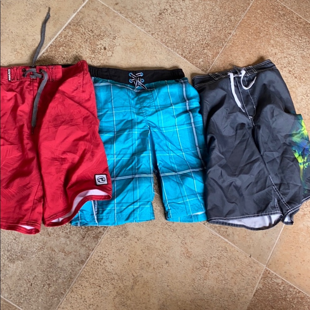 three pack boys swim shorts